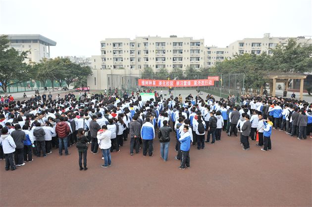 学习雷锋,播种绿色,建设美好棠外——记棠外师生植树节实践活动