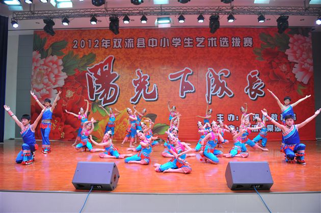 棠外飞鹰艺术团参加双流县2012年中学生艺术选拔赛获佳绩