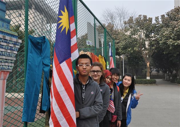 棠中外语学校成功举办马来西亚学生Malaysia Day活动