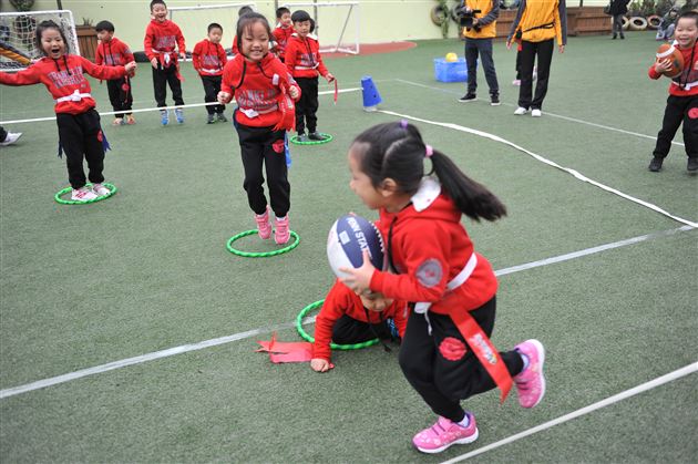 棠外实验幼稚园圆满承办“双流县幼儿园户外球类活动研培现场”