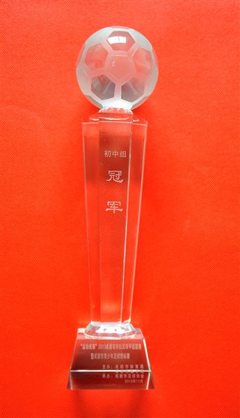 棠外男足队蝉联2013年成都学校足球赛初中甲组冠军