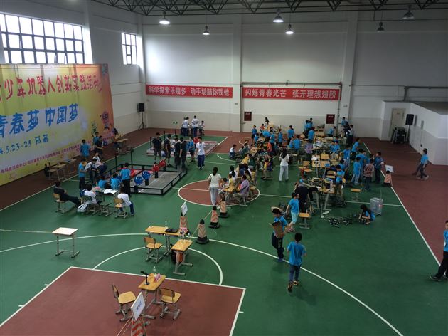 喜报:棠外初中部VEX机器人项目获省赛第一