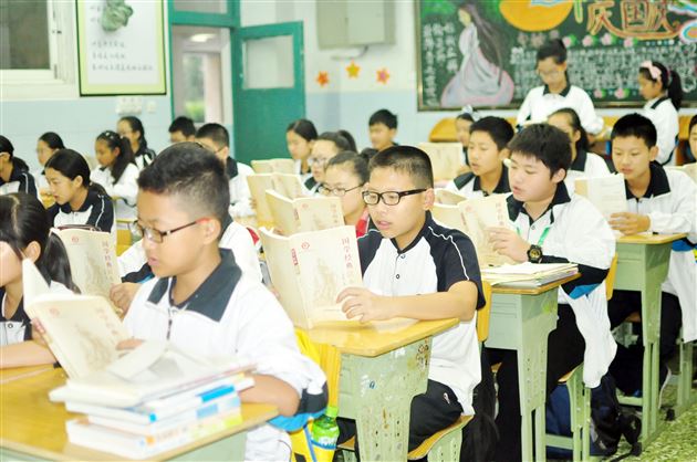 棠外初一开展国学文化墙评比活动——记棠外初一国学系列活动(一)