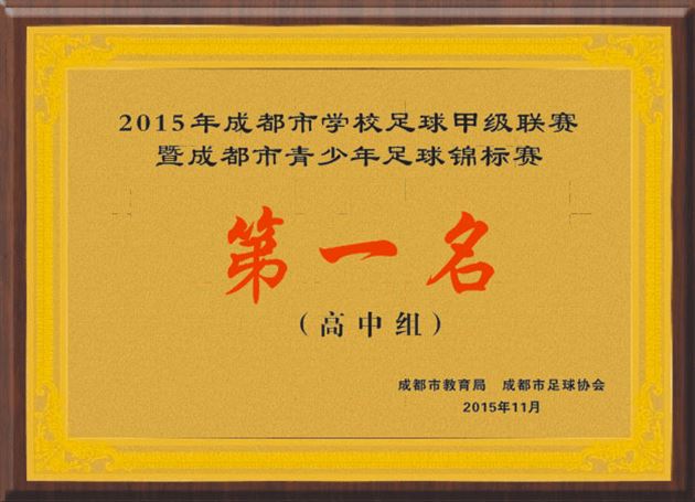 喜报:棠外初高中男子足球队卫冕成都市中学生足球锦标赛冠军