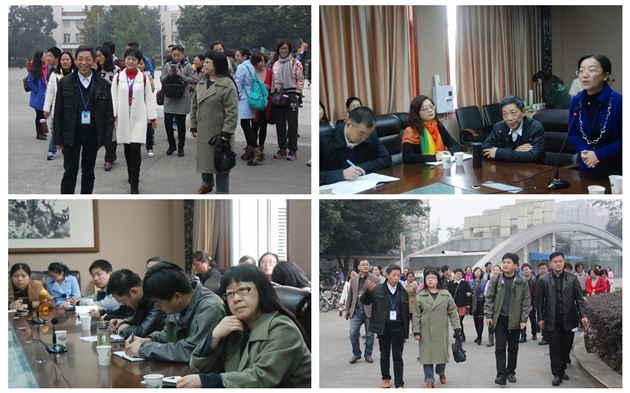 河南郑州市扶轮外语学校来棠外观摩学习修身班会课