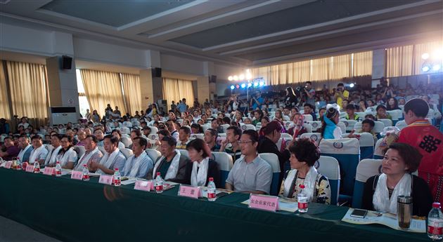 出席演出活动现场的领导