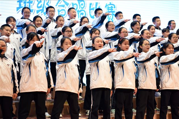 又是一年三月春,又是歌咏唱响时——棠外举行“相约春天,唱响校园”班级歌咏比赛