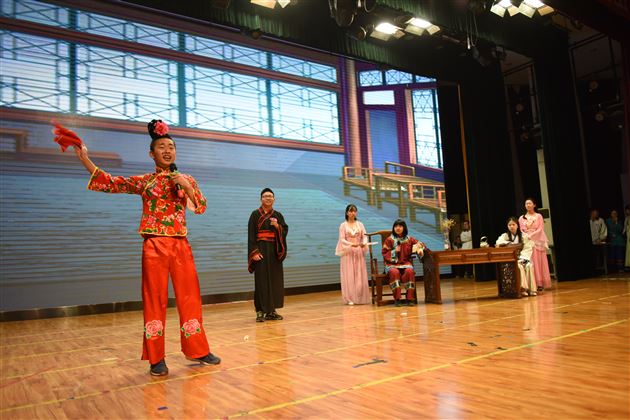 致敬经典 演绎人生——棠外高2015级话剧汇报演出成功举行