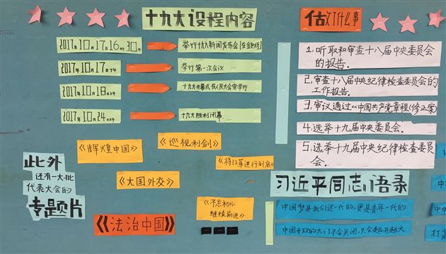 棠外初、高中12月黑板报、文化墙创作评比活动圆满结束
