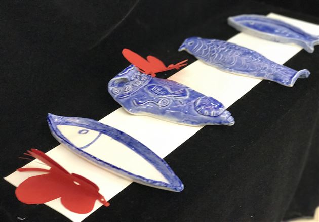 棠外2017年校园艺术节学生书画作品展隆重开幕