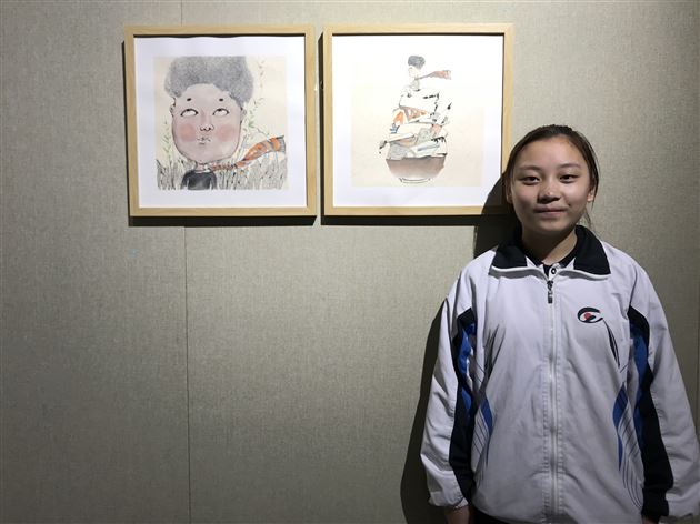 我校学子美术作品入展“童绘新天府”2018成都市中小学校园绘画优秀作品展