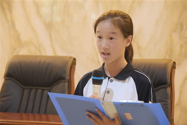 小小少年,棠外舞台展风采——初2018级举行学生会竞选大会