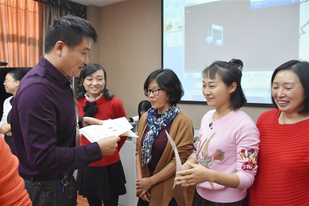 青蓝同携手共筑棠外梦——我校初中部举行2018—2019学年度师徒结对仪式