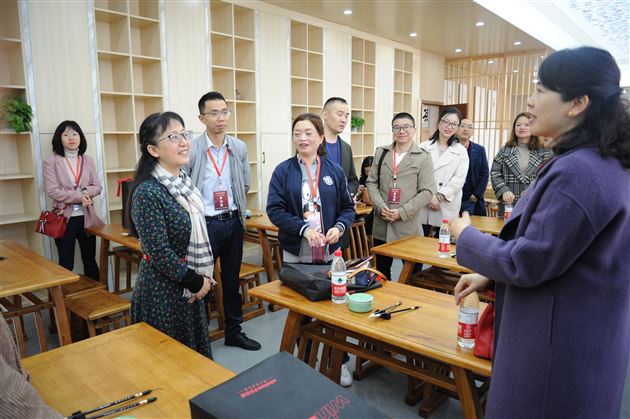 国培计划(2018)江油市教师培训团队到棠外跟岗实践