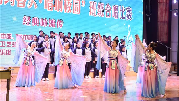 吟唱经典诗词 奏响青春乐章——棠外2019级初高中班级歌咏比赛成功举办