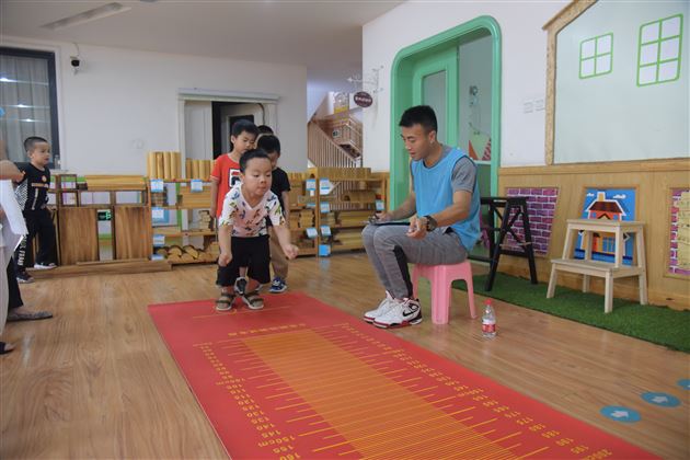 我校实验幼儿园参与第五次全国国民体质监测工作