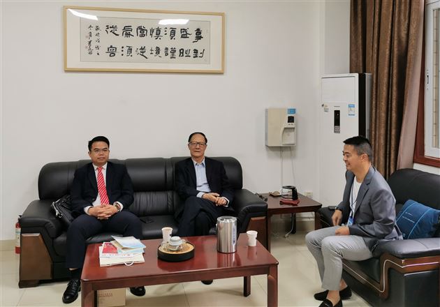 分享办学经验 携手教育发展——全国外语特色学校教育研究会理事长孙宝权先生一行莅临我校