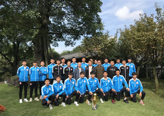 我校高中男足参加2019中国中学生足球锦标赛获亚军