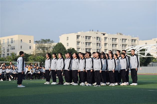 团队有活力 青春正风采——我校高2019级班级队列队形及跑操比赛圆满落幕