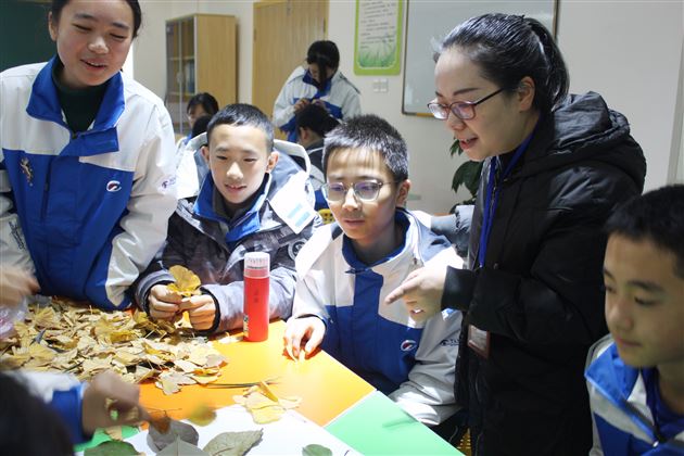 我校开展初2019级“生命之旅”园艺心理团体辅导活动