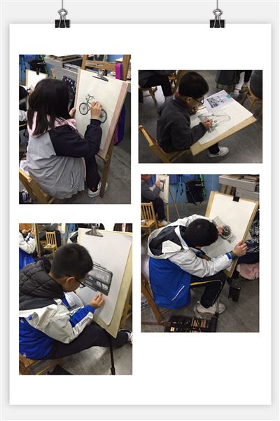 我校第六届校园艺术节书画作品——素描系列