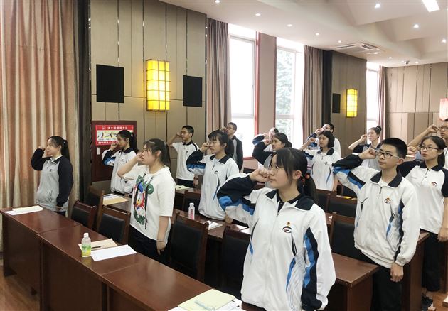 热爱祖国,弘扬中国精神,凝聚中国力量——我校高中部第十六期学生团员第四次团校团课培训圆满举行