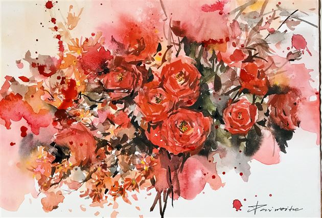 入展作品:繁花似锦