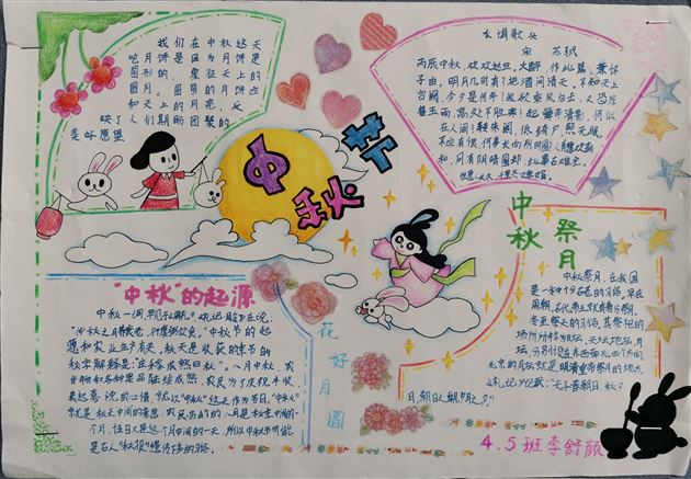 棠外附小开展“庆国庆,迎中秋”主题手抄报活动
