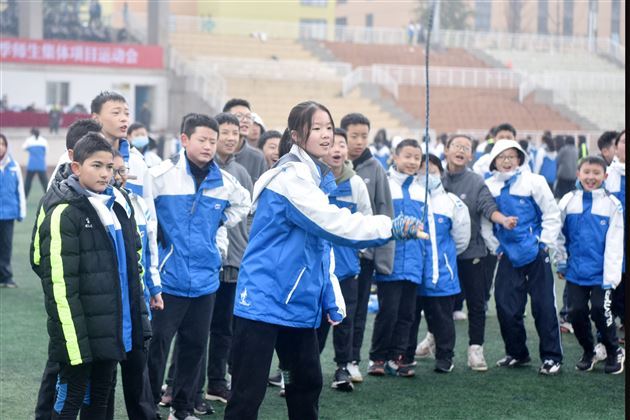 棠外初中第七届冬季师生集体运动会成功举行