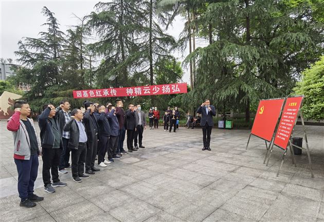 缅怀英烈悟党史 汲取力量再出发——棠外初、高中党总支组织党员干部前往邱少云烈士纪念馆开展主题教育活动