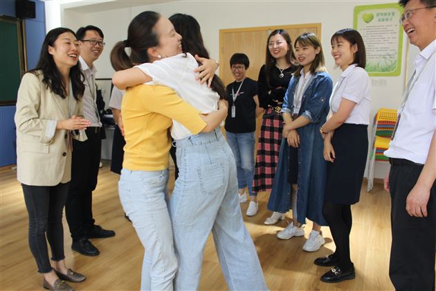 从“心”开始,做美丽幸福的班妈妈——记棠外初2019级班主任心理团辅活动