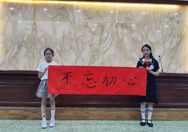 努力进取齐发展,争做时代好少年——棠外附小第八届少代会第一次会议暨新一届大队委竞选活动