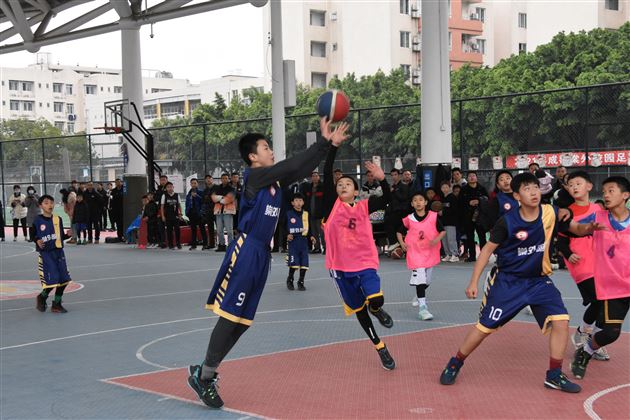 棠外篮球队参加2021年双流区校园篮球比赛获佳绩