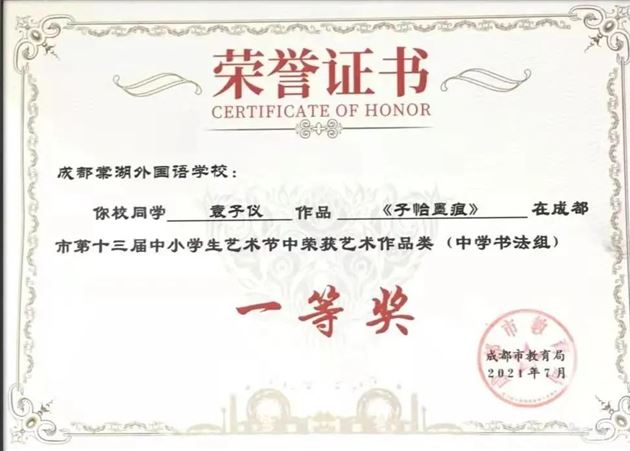 省一等奖,双流唯一,棠外学子再获佳绩