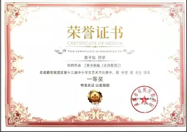 省一等奖,双流唯一,棠外学子再获佳绩