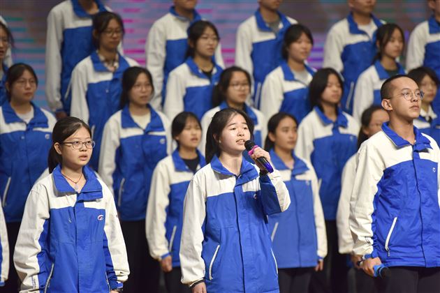 雅言传承文明 经典浸润人生——棠外高2021级国学班经典诵读活动