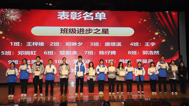 当有凌云志 不负少年时——棠外高2021级高二(上)期中考试总结表彰大会