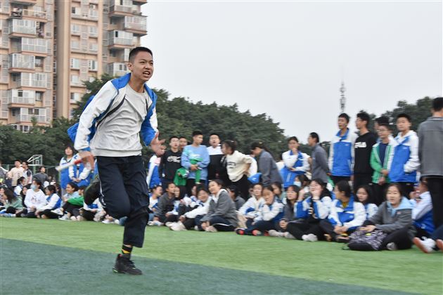 沸腾了!棠外初三召开冬季集体趣味运动会