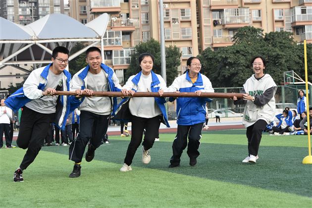 沸腾了!棠外初三召开冬季集体趣味运动会