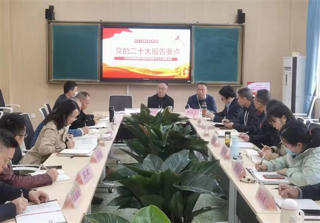 高中党总支“学习党的二十大精神”微党课专题学习