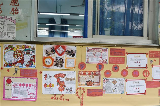 班级文化润无声 方寸之墙教化人——棠外初中开展班级文化墙建设评比活动
