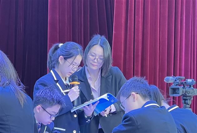 棠外初中英语教师雷常樱受邀献课自贡