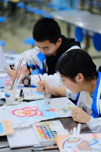 “素笺迎校庆,丹青绘人生”庆祝棠外建校20周年书画大赛