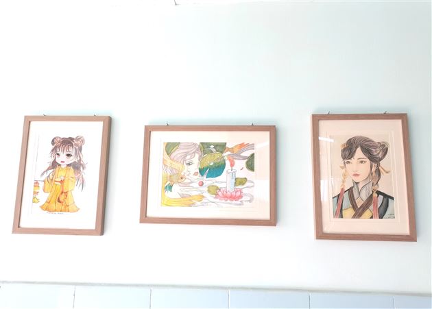 妙!用学生佳作扮靓寝室