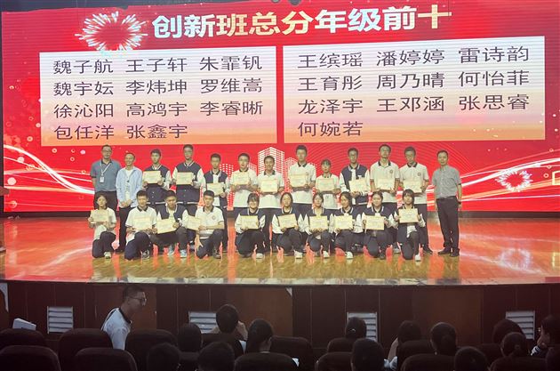 总结提升再启新航——棠外高2022级质量监测表彰大会暨修身励志讲座