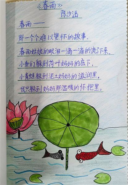 轻叩诗歌大门,收集美好诗篇——记棠外附小四年级语文学科实践活动
