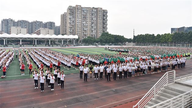 棠外初中举行中考出征仪式