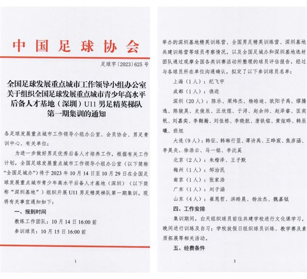 喜报:棠外又一名足球队员入选国家队
