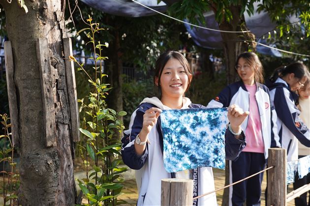 空港花田不为玩,种豆挖薯粘丝扇——记棠外初2022级学生劳动实践