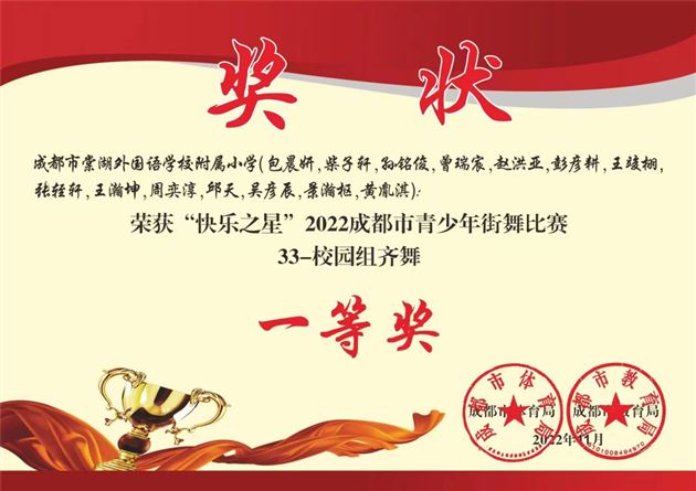 2022年参赛奖状